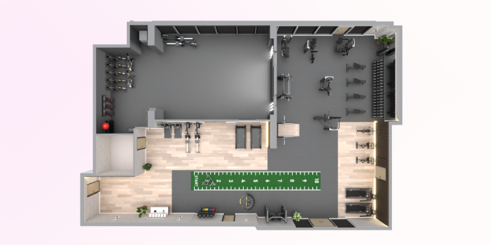 wellness centre layout